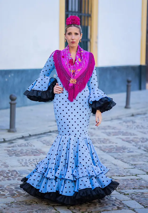 modelo canas traje flamenca