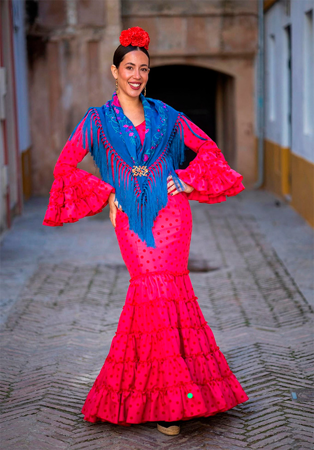 modelo petunia traje flamenca torreflamenca