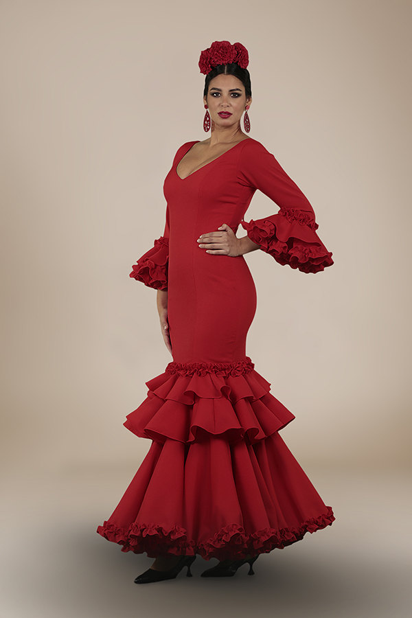 modelo yiyi traje torre flamenca